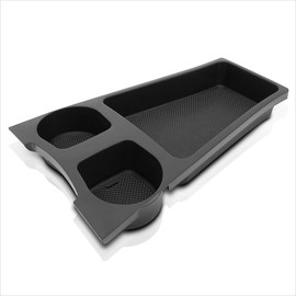 Oe Style Front Center Console Organizer Storage Box Cup Holder Assembly Compatible with 10-15 Toyota Prius