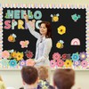 Pasimy Hello Spring Bulletin Board Decorations Spring Classroom Decoration Springtime