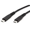 ROLINE USB4 Gen2x2 Cable, C-C, ST/ST, 20Gbit/s, 240W, Black, 3