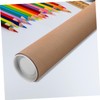 Operitacx Paper Tube Blank Paper Tube for DIY Arts for