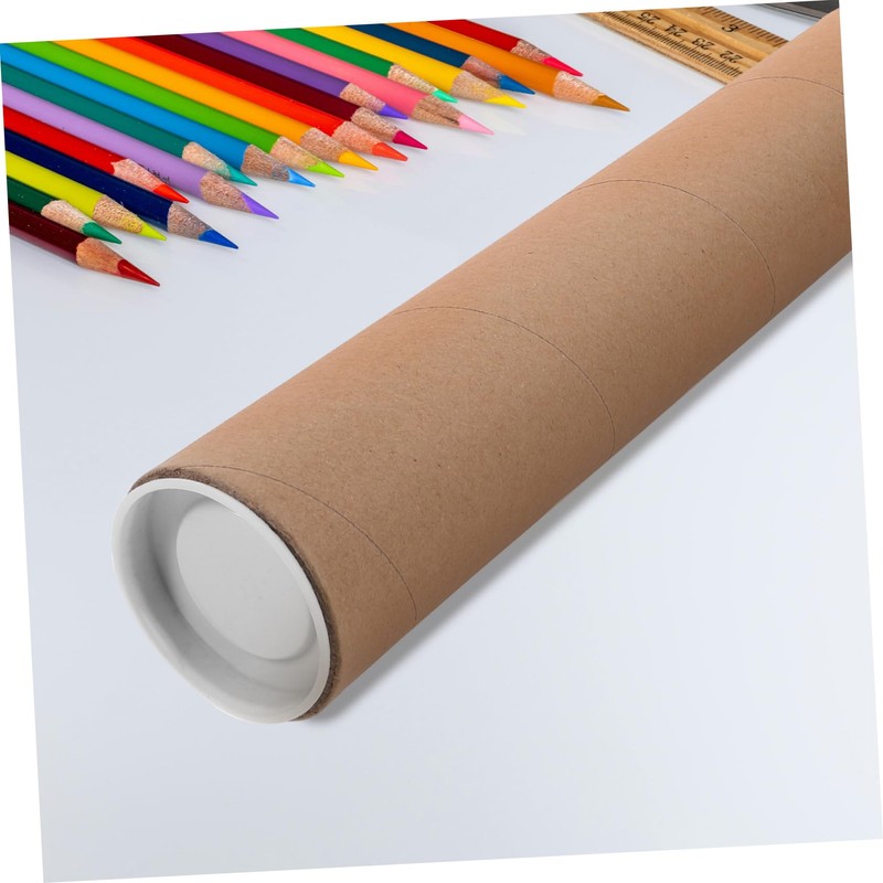 Operitacx Paper Tube Blank Paper Tube for DIY Arts for