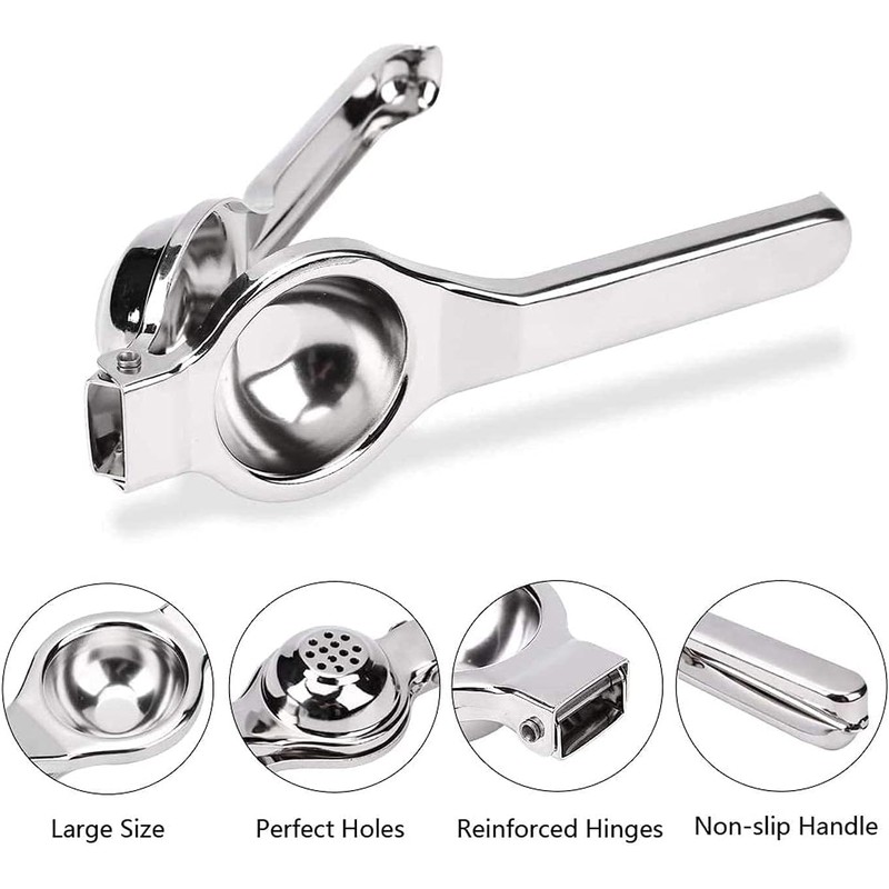CHEFKIT Premium Lemon Squeezer | Heavy-Duty Manual Citrus Juicer |