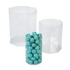 Fun Express Bulk 24 Pieces Plastic Clear Octagon Candy Containers
