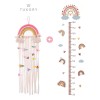 Organizador Macramé Arcoíris Para Moños Decoración Niña