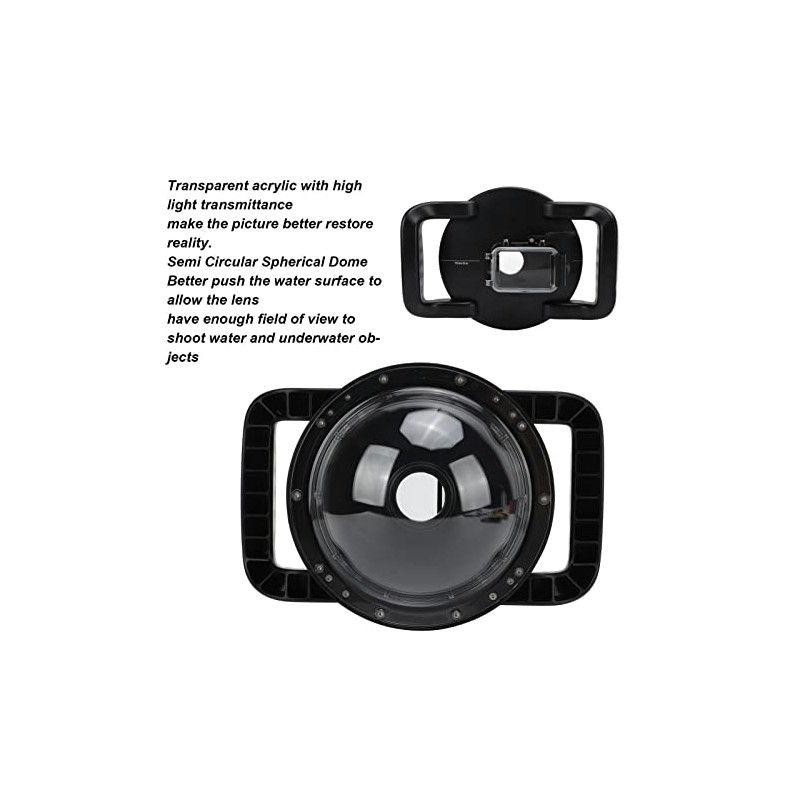Annadue Dual Handle Stabilizer Grip Dome Port Lens Diving Bag