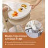 Mallify Foldable High Chair, Space-Saving Portable Baby High Chair with