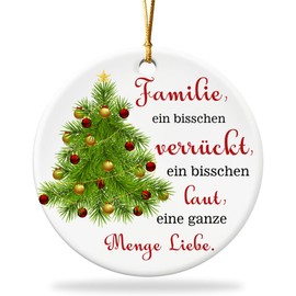 2025 Christmas Tree Decorations Ornaments, Christmas Decorations Gifts for Family, Sister, Friend, Under Tree Christmas Decorations