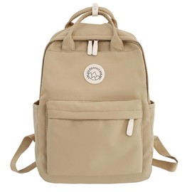 Mochilas para Mujer/Hombre,Mochila para Laptop Grande, Mochila Escolar Viaje Bolsa para Laptop 15.6 Inch,Bolsas para Viaje Mochilas para Escolares (Beige)