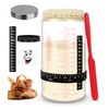 50oz Sourdough Starter Jar Kit, Extra Large Capacity Sourdough Jar