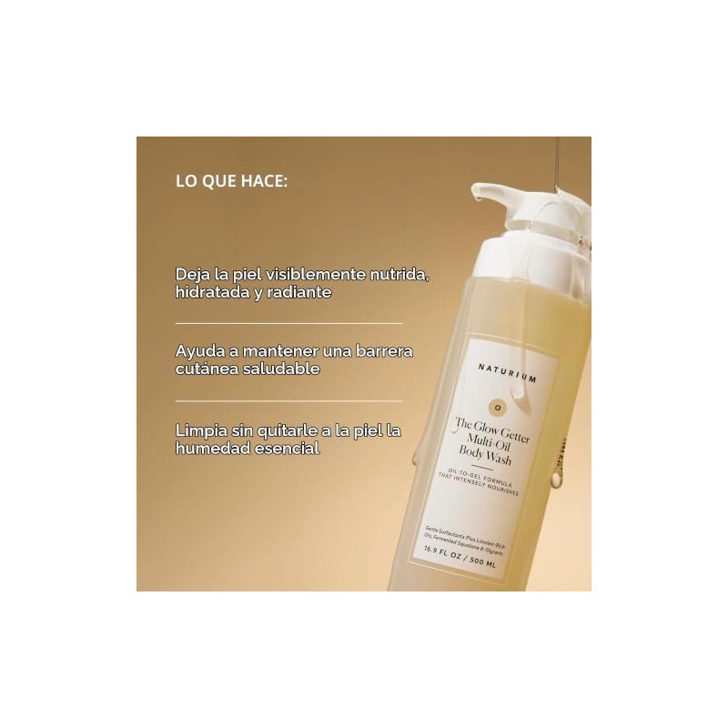 Naturium The Glow Getter Multi Oil Body Wash Gel Corporal