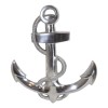Nautical Ocean Marine Polished Aluminum Metal Ship Anchor Wall Decor