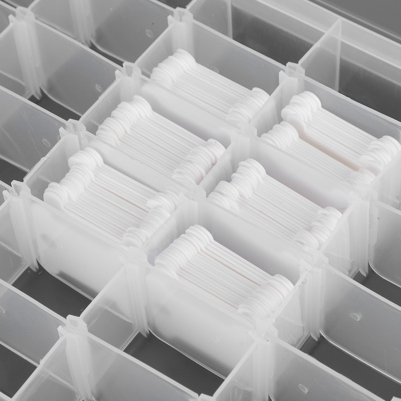 150Pcs Sewing Floss Bobbins Winding Plate Stitch Organizer Set Embroidery