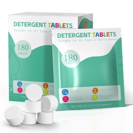 Baby Bottle Washer Detergent Tablets for Momcozy Pro, Baby Brezza, Bottle Cleaner Washers Sterilizers & Dryers, Baby-Safe Natural Formula, Professional Cleaning Power for Bottles & Nipples, 180PCS