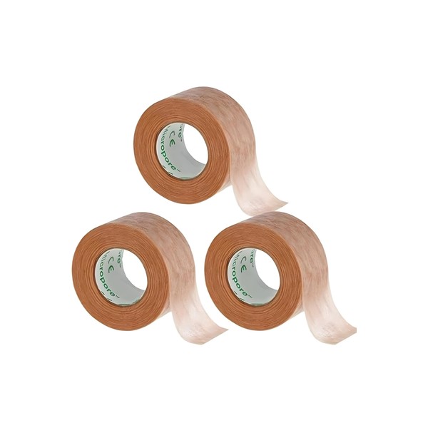 BB Micropore Tape - Tan, 1" Wide -3 Count -Health