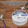 Soft Flex Metal Wire 21-Strand .014-inch x 30'-Satin Silver