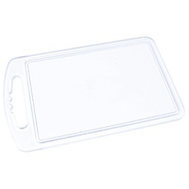 FACKELMANN Breakfast Board 24 x 15 cm Made of SAN, Wood, Transparent, 24 x 15 x 0.6 cm