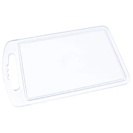 FACKELMANN Breakfast Board 24 x 15 cm Made of SAN, Wood, Transparent, 24 x 15 x 0.6 cm