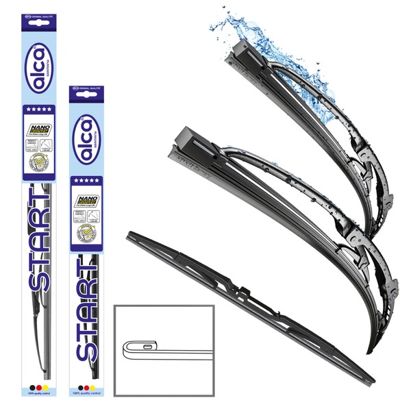 alca® Windscreen Wiper Set with Rear Wiper for VW Golf