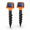 Solar Animal Repeller for Lawns and Gardens - Double-Sided Solar