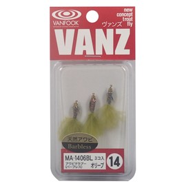 VANFOOK MA-1406BL #14 Abalone Maraboo (Barbless)