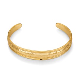 ENSKEFEN Hammered Gold Cuff Bracelets for Women Adjustable Open Bangle Bracelet Minimalist Flat Cuff Bangles Vintage Boho Gold Bracelets Fashion Gold Arm Cuffs