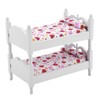 1:12 Doll House Mini Furniture Children Bedroom Model Bunk Bed