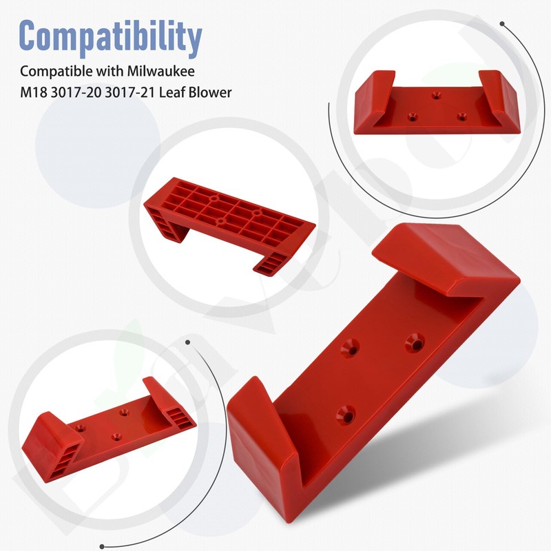 Wall Mount for Milwaukee M18 Blower 3017-20 & 3017-21 Leaf