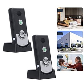 Wireless Voice 2Way Intercom Doorbell, Two Way Portable Walkie Talkie Operating at 1000m, Handheld Wireless Intercom System, Home Room to Room Communication System for Home Office