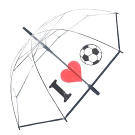 Happy Rain Golf I Love Football Umbrella Right