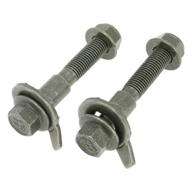 HEROFFIX Suspension Camber Bolt Eccentric Bolt Kit 0.55" 35CrMoA Green 1 Pair with 1 Gasket