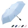 Eastrise Windproof Travel Umbrella with 8 Sturdy Ribs and Black