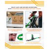 Strapinno 4pcs Retractable Ratchet Straps Bundle 1in x 6ft Ratchet