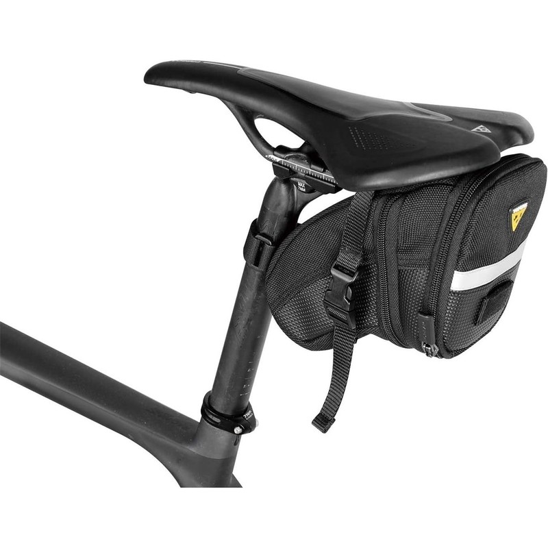 Topeak Saddle Bag with Fastening Straps, Aero Wedge Pack, m