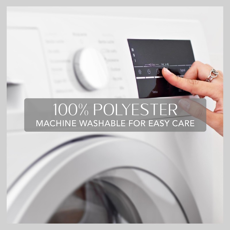 Elrene Home Fashions Poinsettia Garlands Holiday Engineered Wrinkle Resistant Tablecloth,