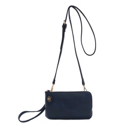 Bolso bandolera pequeño para mujer, Azul Marino