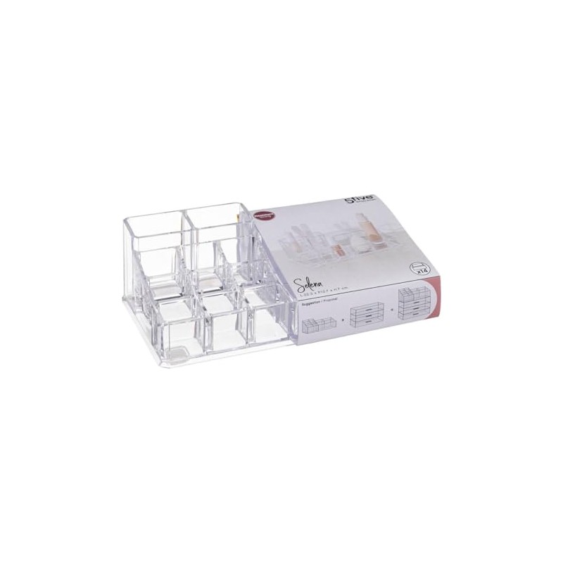 AC-Déco Makeup Organiser 14 Compartments – 22.3 x 12.7 x