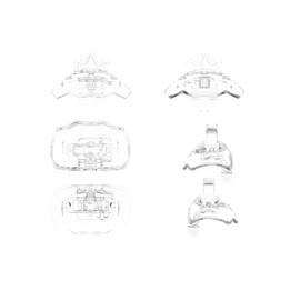 For Tamagotchi Paradise Protective Head, Full Protective Hard Case, Crown, Abrasion Resistant, Dustproof, Scratch-Resistant, PC Material, Highly Adherable to Many Colors Available (Transparent)