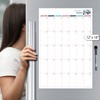 Dry Erase Monthly Calendar Planner Sticker Decal | Removable &