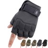 FIORETTO Fingerless Gloves, Half Finger Gloves for Driving, Cycling, Shooting,