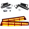 32LED 32W LED Lightbar Visor Light Windshield Emergency Hazard Warning
