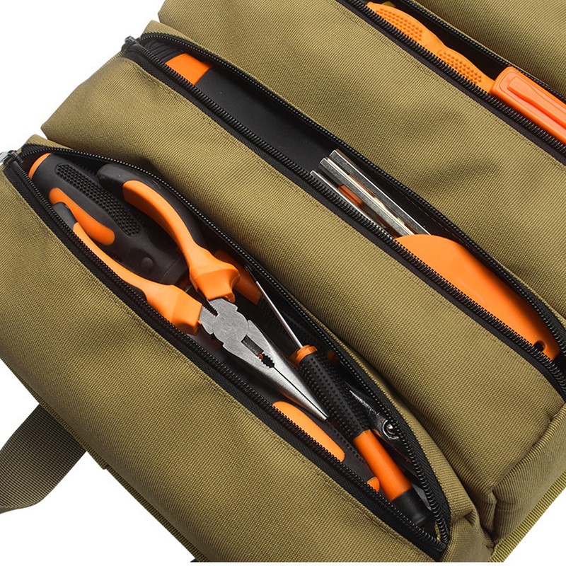 Oxford Cloth Tool Tote Bag Muti-Purpose Tool Organiser with 6