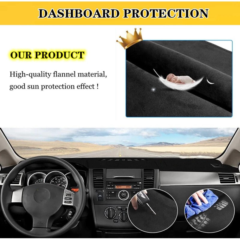 For 2002-2005 Dodge Ram 2500 Dashboard Cover - Non-Slip Sun