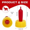20-PCS Goat Nipples Nipple Soft Rubber Pacifier for Feeding Pup