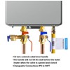 Hydro Master Tankless Water Heater Service Valve Kit with Pressure