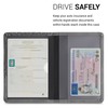 kwmobile Vehicle Registration Certificate Case with Card Slots, Faux Leather