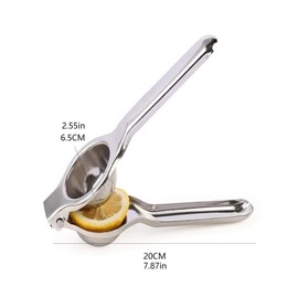 Lemon Squeezer Juicer - Premium Stainless Steel Handheld Citrus Press for Effortless Juice Extraction - Manual Lime Juicer for Bar Enthusiasts and Kitchen Connoisseurs