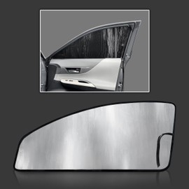 Custom Fit Front Seat Side Windows (2pcs) Sun Shade for 2021 2022 2023 2024 Toyota Venza SUV, Insulated Sunshade Privacy Accessories Blockout UV Reflector Protection (Made in USA)