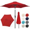 FLAME&SHADE 9ft Patio Umbrella Outdoor - Table Umbrella with Push