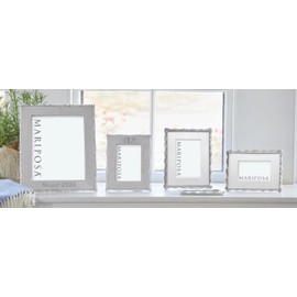 MARIPOSA Pearl Drop 8x10 Frame Silver