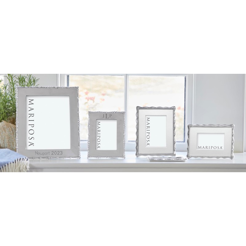 MARIPOSA Pearl Drop 8x10 Frame Silver